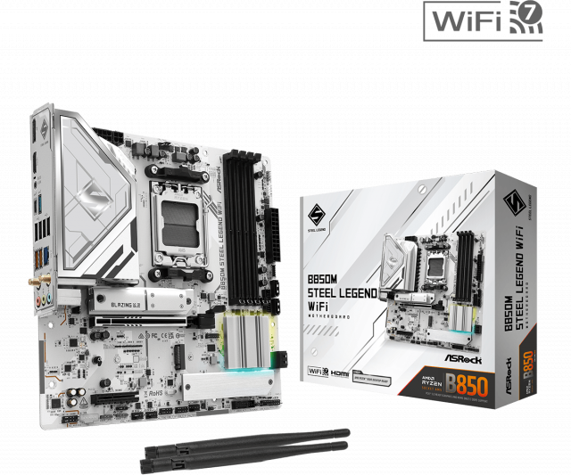 Дънна платка ASRock B850M STEEL LEGEND WIFI socket AM5 