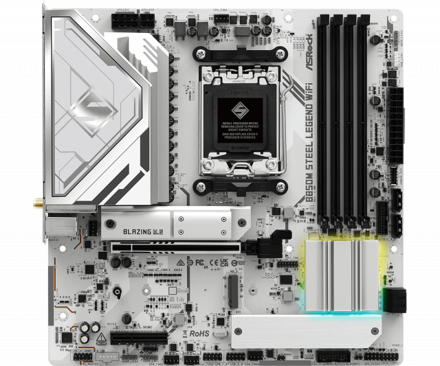 Дънна платка ASRock B850M STEEL LEGEND WIFI socket AM5 