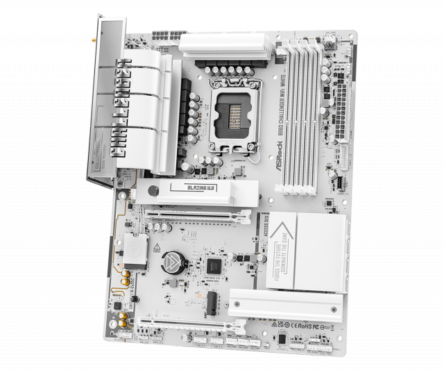 Дънна платка ASRock B860 Challenger White WIFI, LGA 1851 