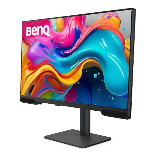 Монитор BenQ PV3200U професионален за видеообработка, 32" IPS, 4K 3840x2160, 100% sRGB, 100% Rec.709, 95% P3, USB Hub, speakers, регулируема стойка 