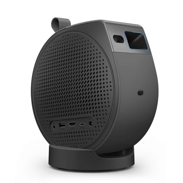 Портативен проектор BenQ GV50P BLACK, 550 lm, 1080p, Laser, REC 709, TR1.2, HDMI2.0, USB-C (USB DP/PD), Google TV, 16W (2.1CH) treVolo BT Spk, battery 