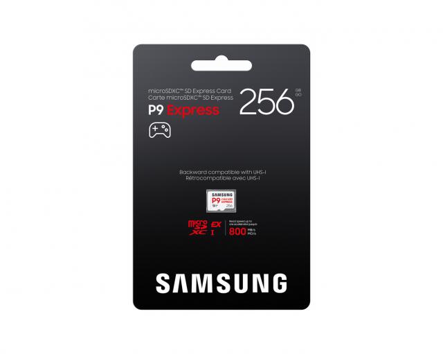 Карта памет Samsung microSDXC, 256GB, P9 Express, 800 MB/s, UHS-I 90 MB/s U3, V30, A1 