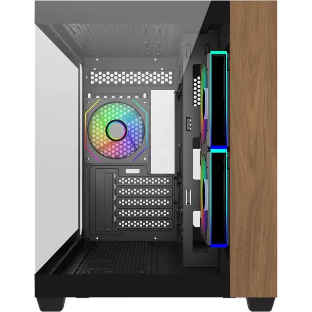 Case CoolerMaster Elite 481 Wood - Black 