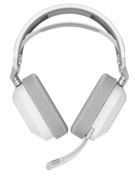 Gaming headset with microphone Corsair HS80 MAX White wireless and Bluetooth PC/PS5/PS4 