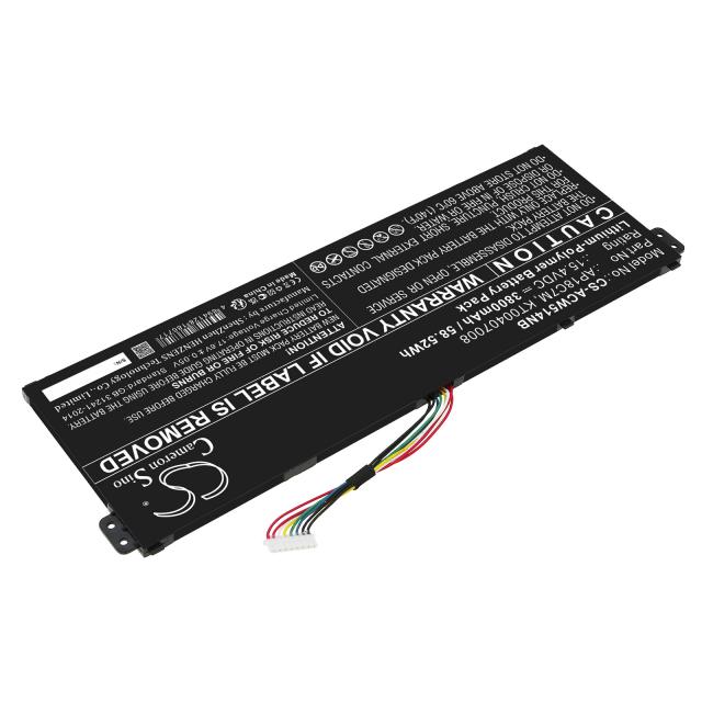 Laptop Battery for  ACER ConceptD 3 CN316-73G-729B, Swift 3 SF313-52-507Z, TravelMate Spin P4, AP18C7M  LiPo 15.4V 3800 mAh CAMERON SINO 
