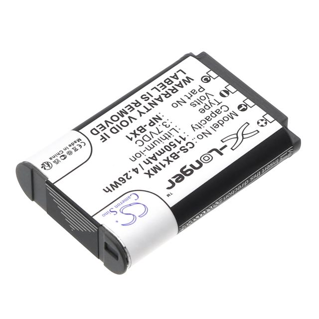 Camera Battery for SONY NP-BX1 LiIon 3.7V 1150mAh  Cameron Sino 
