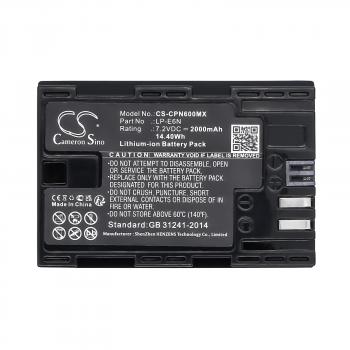 Батерия за фотоапарат CANON EOS 5D, EOS 60D LiIon 7.2V 2000mAh  Cameron Sino