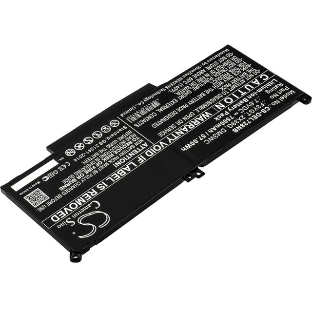 Laptop Battery for DELL CTOL7480-D1506CN, Latitude 12 7000, Latitude 13 7380 LiIon 7.6V 7500mAh CAMERON SINO 