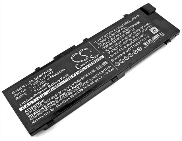 Baterie pentru laptop DELL Precision 15 7000, Precision 7510, 7520  0FNY7 LiIon 11.1V 6400mAh CAMERON SINO 