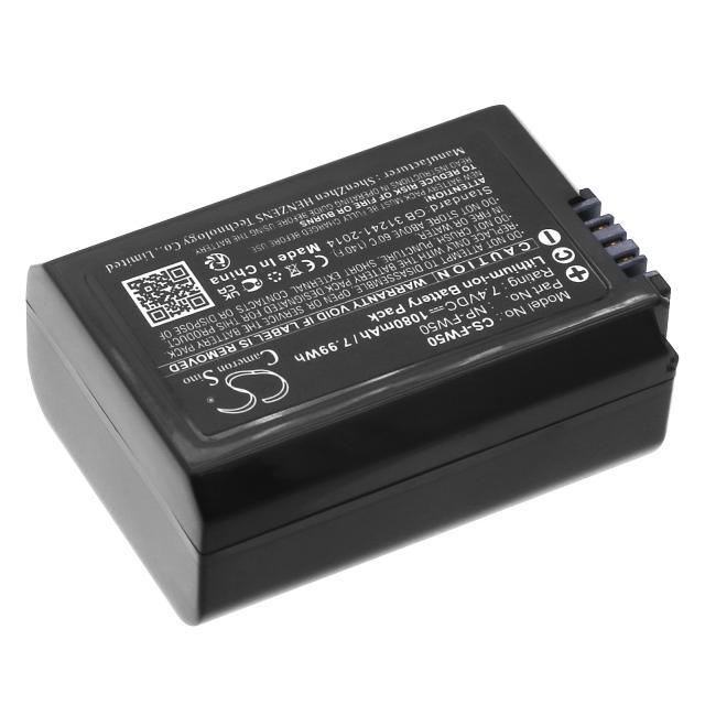 Camera Battery for Sony NP-FW50  LiIon  7.4V 1080mAh Cameron Sino 