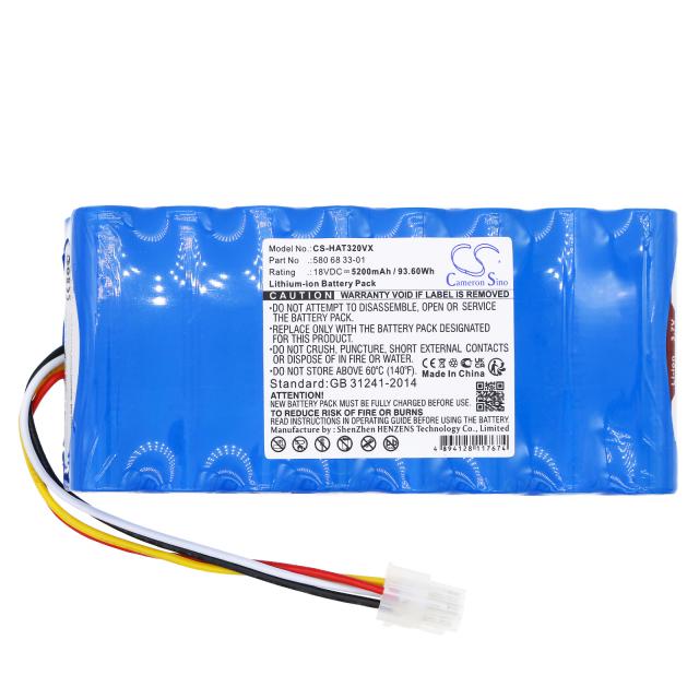 Camera Battery for Lawn Mower  HUSKVARNA Autmower 430X, 550,320, 330X 580 68 33-01 18V 5200mAh Cameron Sino 