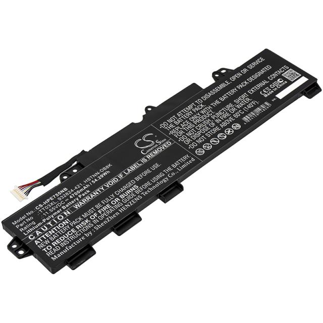 Laptop Battery for HP EliteBook 755 G5, EliteBook 850 G5, ZBook 15U G5, TT03XL LiPo 11.55V 4700mAh CAMERON SINO 