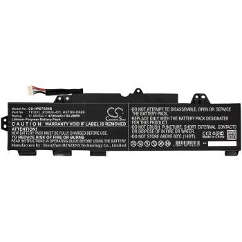 Laptop Battery for HP EliteBook 755 G5, EliteBook 850 G5, ZBook 15U G5, TT03XL LiPo 11.55V 4700mAh CAMERON SINO
