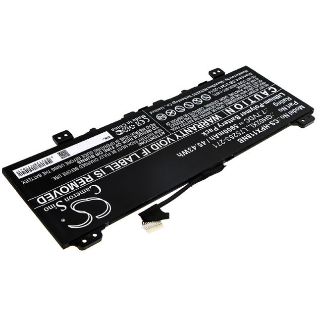Laptop Battery for  HP Chromebook 14 G6 10X23EA; Chromebook X360 13B-CA0000SI; HSTNN-DB9M LiPo 7.7V 5900mAh CAMERON SINO 