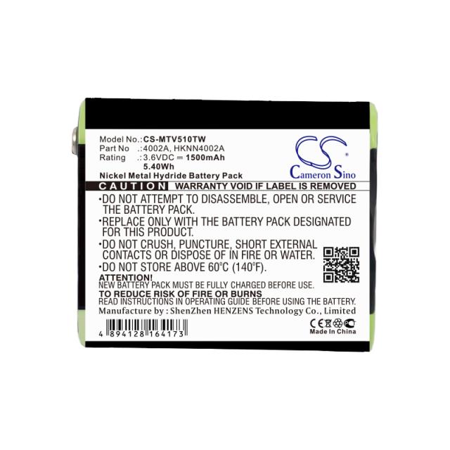 Батерия за радиостанция Motorola EM1000.T5300, T800 1532/4002A NIMH  3,6V 1500mA Cameron Sino 