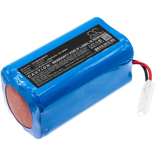 Camera Battery for Vacuum cleaner  XIAOMI  G1 MI Robot , MI-G1 LiIon 14,8V 2600mAh CAMERON SINO 