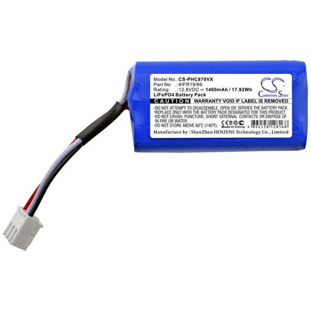 Батерия за прахосмукачка Philips FC8603, FC8700, SmartPro Compact  LiFePO4 12,8V 1400mAh CAMERON SINO 