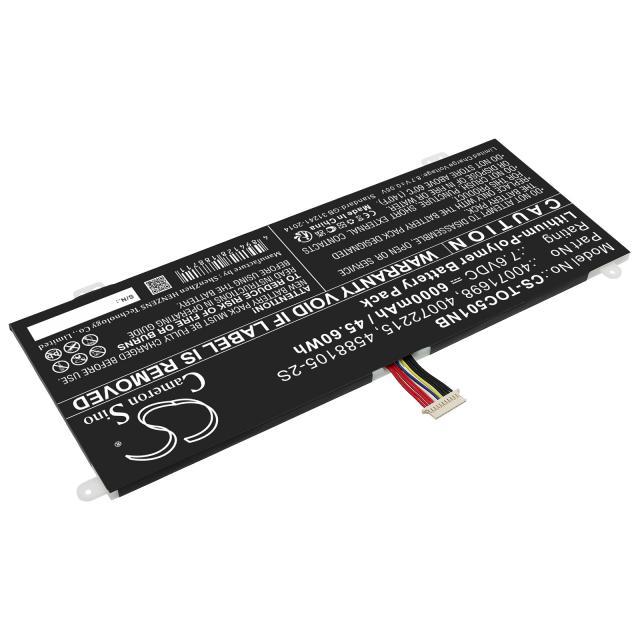 Laptop Battery for TOSHIBA Dynabook Satellite Pro C40-G-11G LiIPo 7,6V 6000mAh CAMERON SINO 