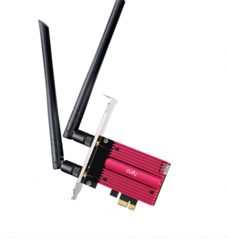 Мрежова карта Cudy WE9300, PCIe, 3-бандов, 5.7 Gbps, 2.8 Gbps, 688 Mbps, WiFi, Bluetooth 5.4