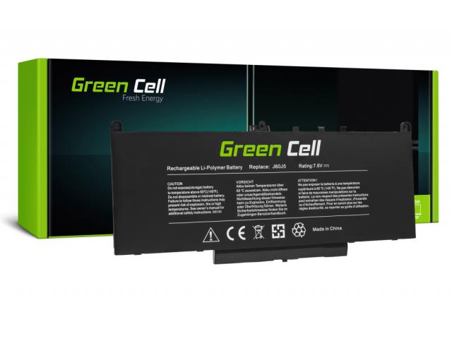 Батерия за лаптоп  Dell Latitude E7270 E7470 J60J5 7,6V 5800mAh GREEN CELL 