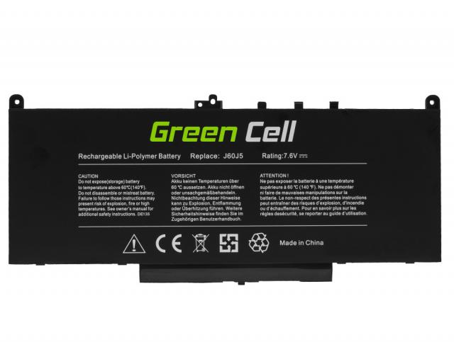 Батерия за лаптоп  Dell Latitude E7270 E7470 J60J5 7,6V 5800mAh GREEN CELL 