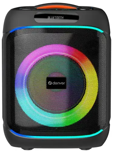 Блутут парти колона Denver BPS-270 с LED осветление, 8" woofer 