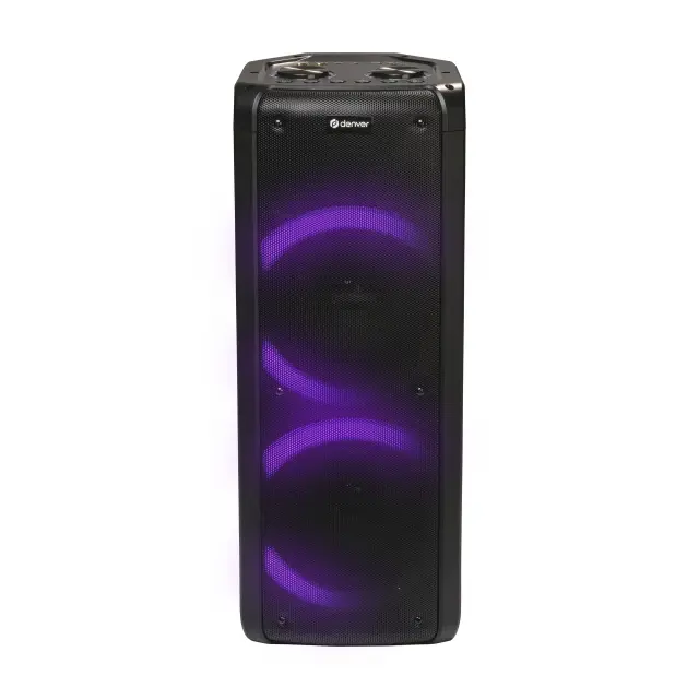 Блутут парти караоке колона Denver BPS-352 с LED осветление, микрофон, 2 x 6,5” woofers 