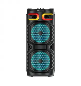Блутут парти колона Denver BPS-355 с LED осветление, 2 x 8” woofers