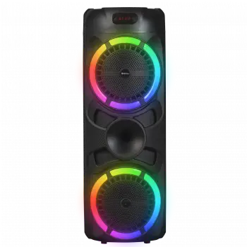 Блутут парти караоке колона Denver BPS-459 с LED осветление, безжичен микрофон, 2*8” woofers