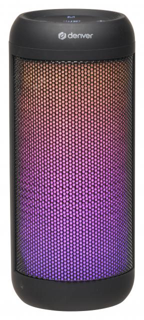 Блутут колонка Denver BTL-63, с RGB осветление и опция за TWS сдвояване 