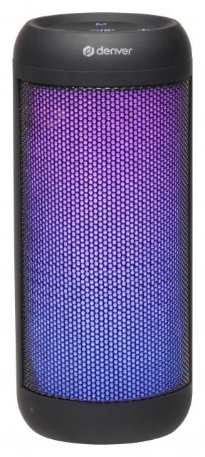 Блутут колонка Denver BTL-63, с RGB осветление и опция за TWS сдвояване 
