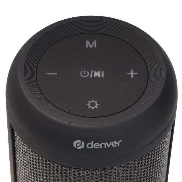 Блутут колонка Denver BTL-63, с RGB осветление и опция за TWS сдвояване 