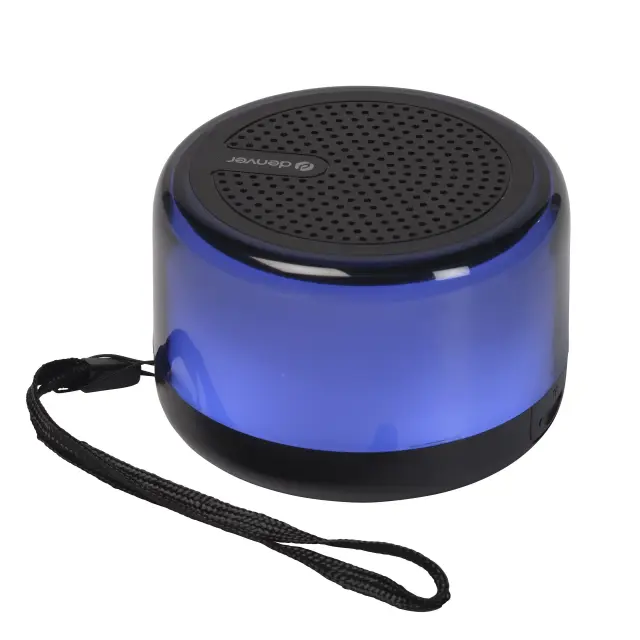 Блутут колонка Denver BTP-103, с RGB осветление и опция за TWS сдвояване 