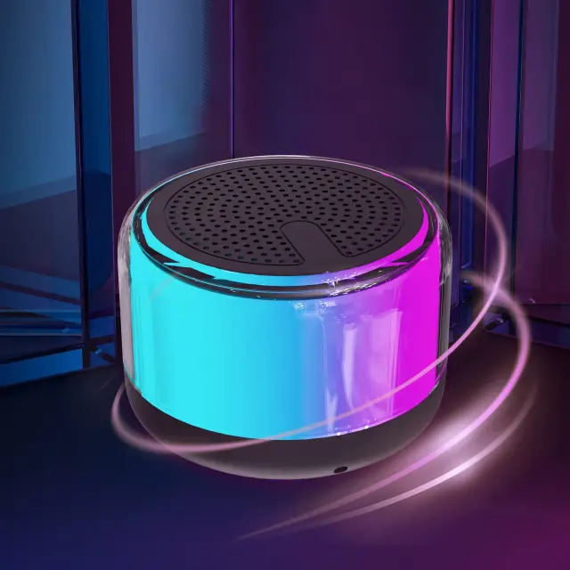 Блутут колонка Denver BTP-103, с RGB осветление и опция за TWS сдвояване 