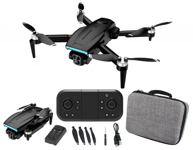 Сгъваем Wi-Fi дрон Denver DCW-3520 с две камери и FPV функция 