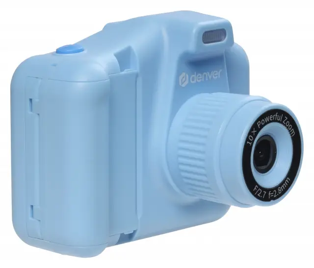 Детски фотоапарат Denver KPC-1370NSBU BLUE с функция за моментален термопечат на снимки и камера за селфита. 