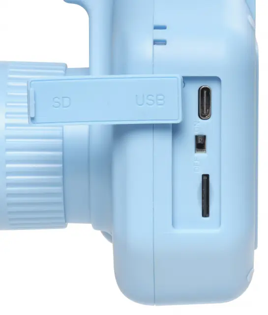 Детски фотоапарат Denver KPC-1370NSBU BLUE с функция за моментален термопечат на снимки и камера за селфита. 