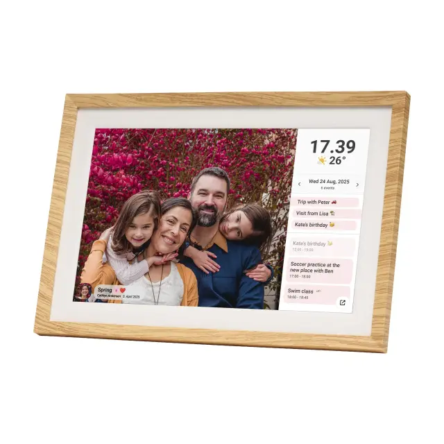 Дигитална смарт фоторамка Denver PFF-1018, 10.1" Wi-Fi, Frameo app 