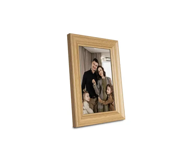 Дигитална смарт фоторамка Denver PFF-1044LW Light Wood, 10.1" Wi-Fi, Frameo app 
