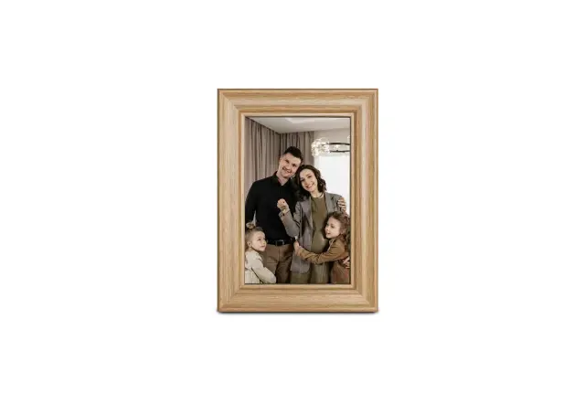 Дигитална смарт фоторамка Denver PFF-1044LW Light Wood, 10.1" Wi-Fi, Frameo app 