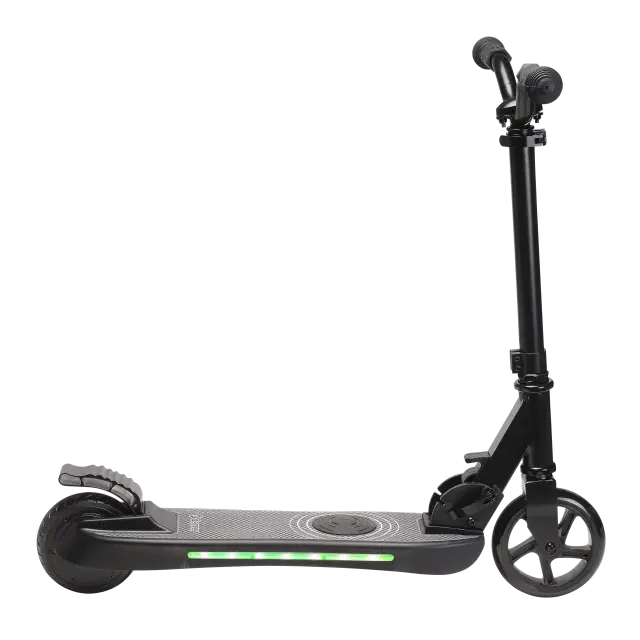 Детска електрическа тротинетка Denver SCK-5500B Black със 120 W мотор и LED светещи колела 