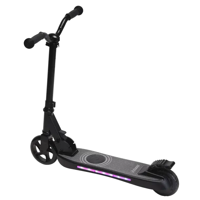 Детска електрическа тротинетка Denver SCK-5500B Black със 120 W мотор и LED светещи колела 