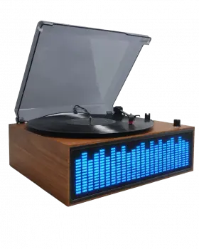 Грамофон Denver VBS-271, bluetooth, предно осветление, с вградени високоговорители