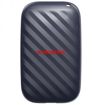 Преносим SSD диск Sandisk E10 1TB - Черен