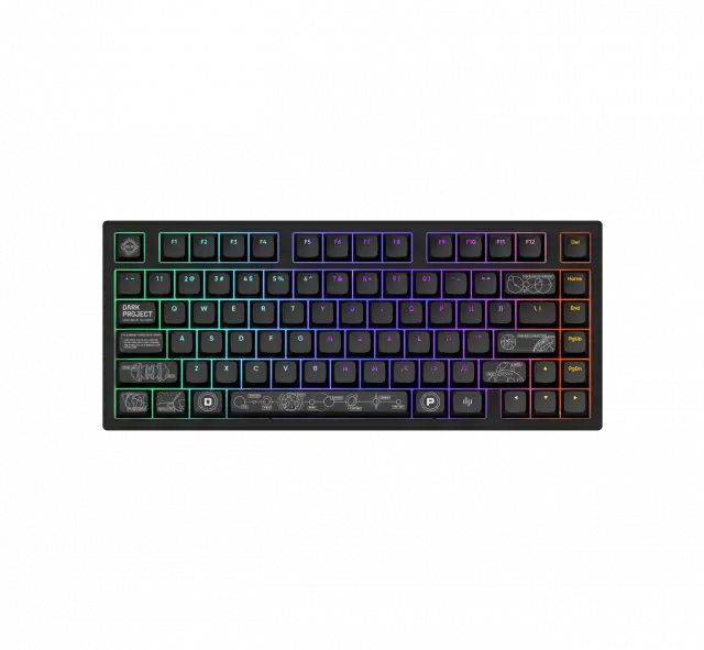 Tastatura wireless gaming Dark Project ALU81A Terra Nova R2 Black RGB 