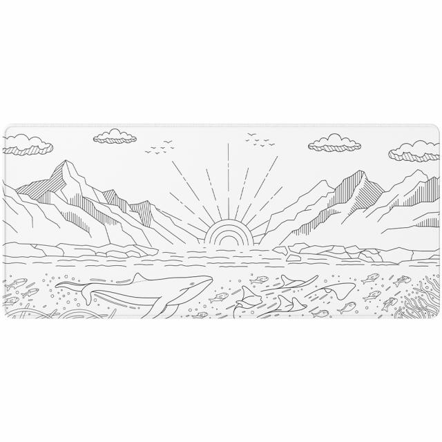 Mousepad Dark Project - Nostra White XL 