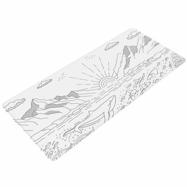 Mousepad Dark Project - Nostra White XL 