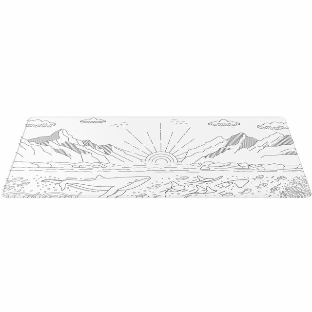 Mousepad Dark Project - Nostra White XL 