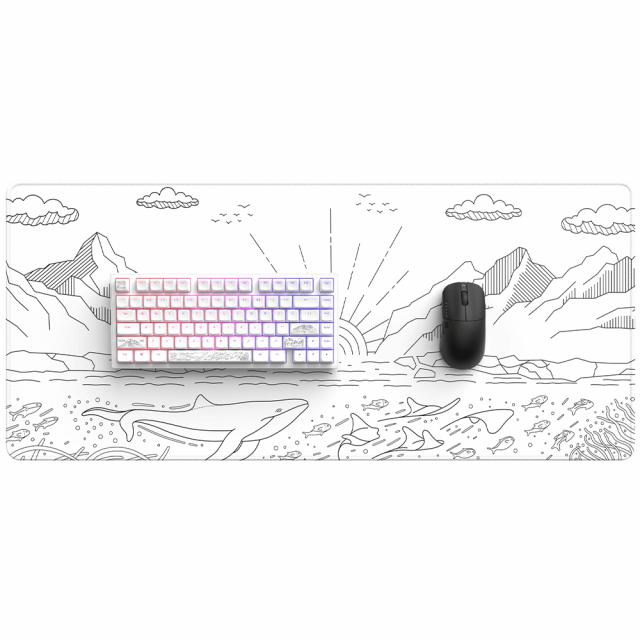 Mousepad Dark Project - Nostra White XL 