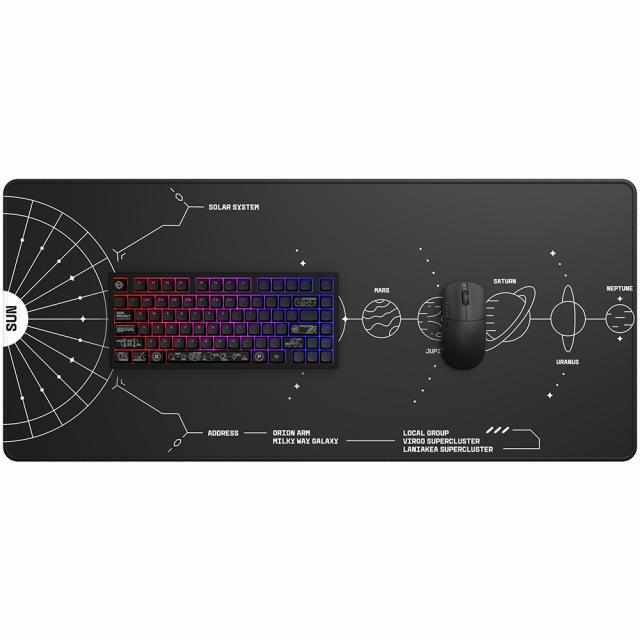 Mousepad Dark Project - Terra Nova Black XL 